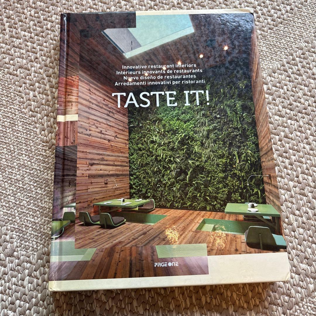 洋書　TASTE IT インテリア　デザイン集　レストラン　美品　即日発送