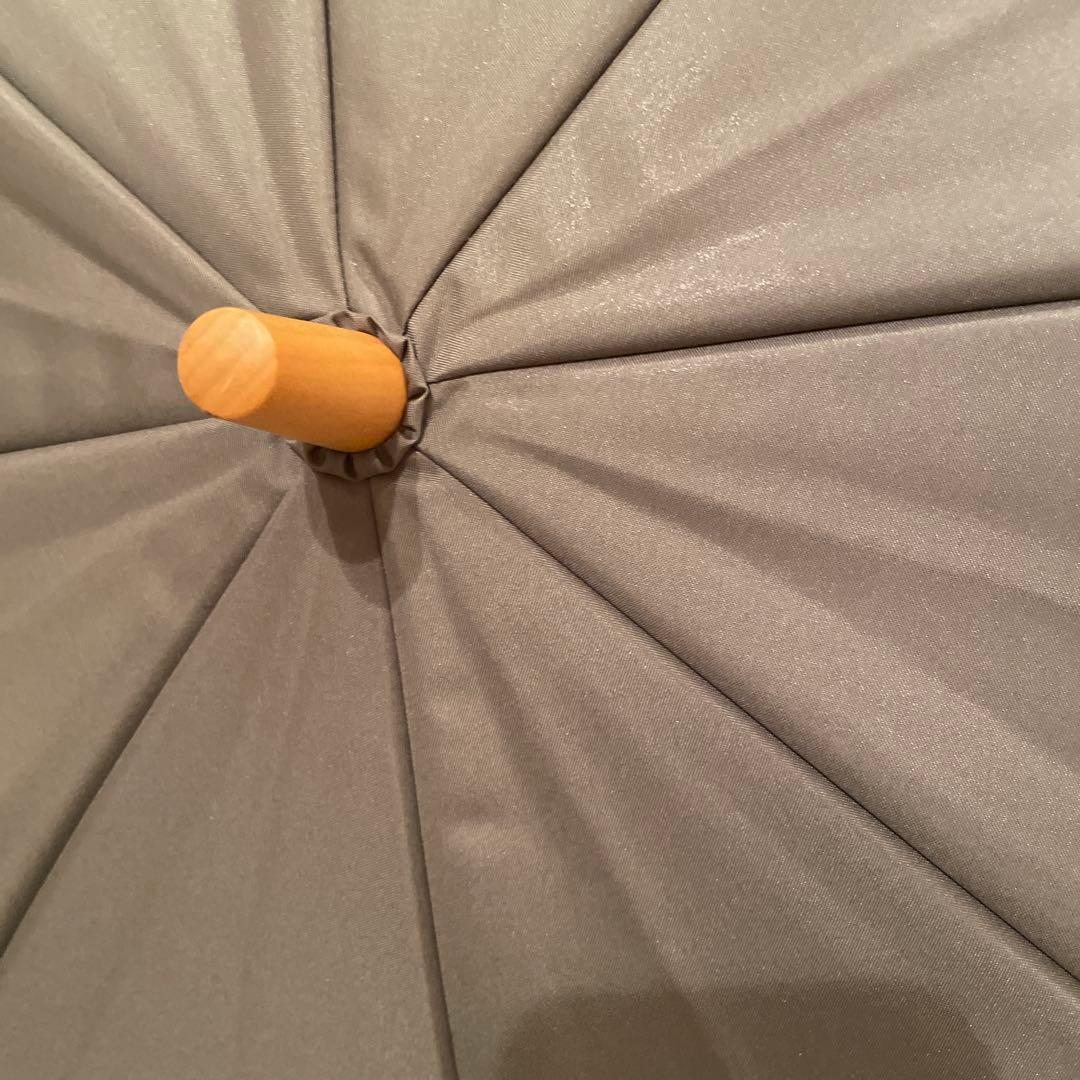 ❤️人気の新色　サンバリア100 S 長傘モスグレー×白 晴雨兼用日傘