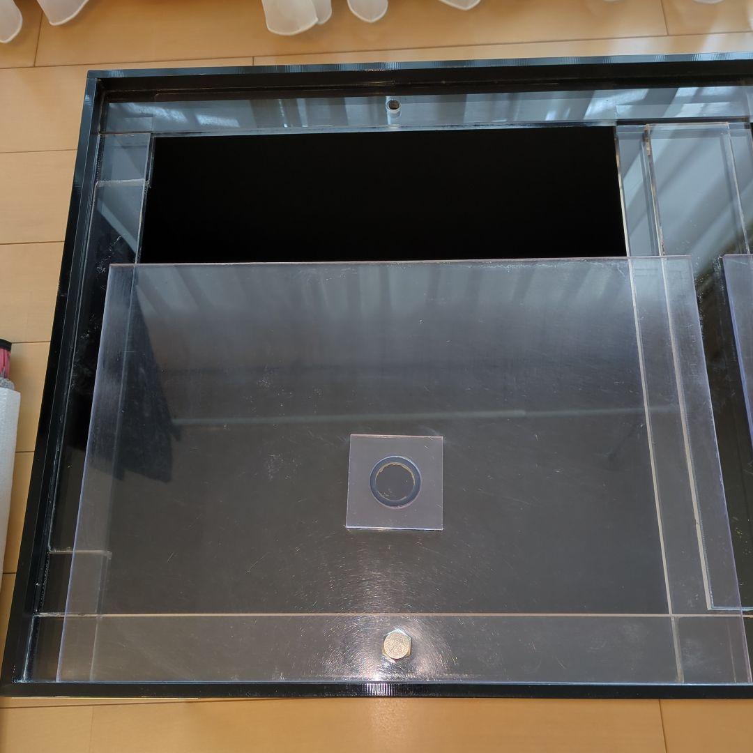 アクリル水槽　90センチ　カンテツ　四面黒アクリル　発送限定　直接引き取り不可