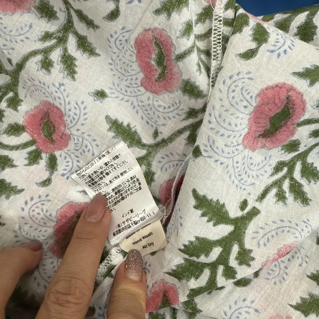 SZ 花柄タッセル付きワンピース Sサイズ　ロンハーマン