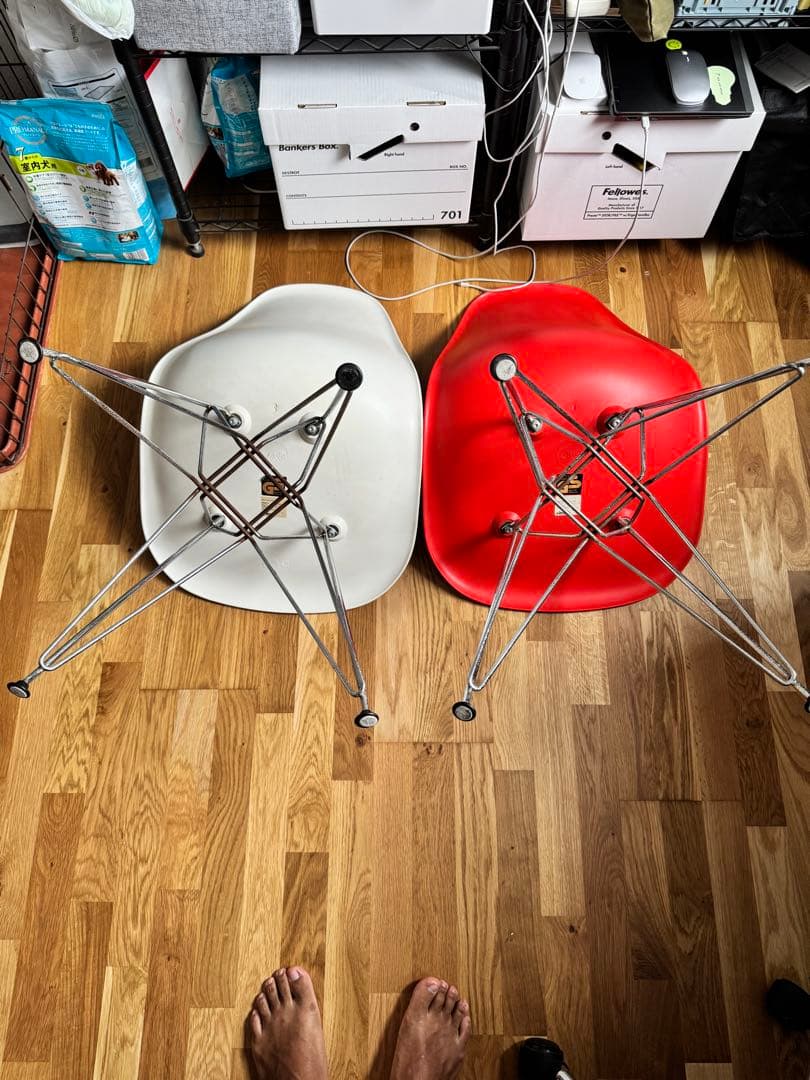 【adamman様限定】イームズ プラスチックサイドシェルチェア ホワイト