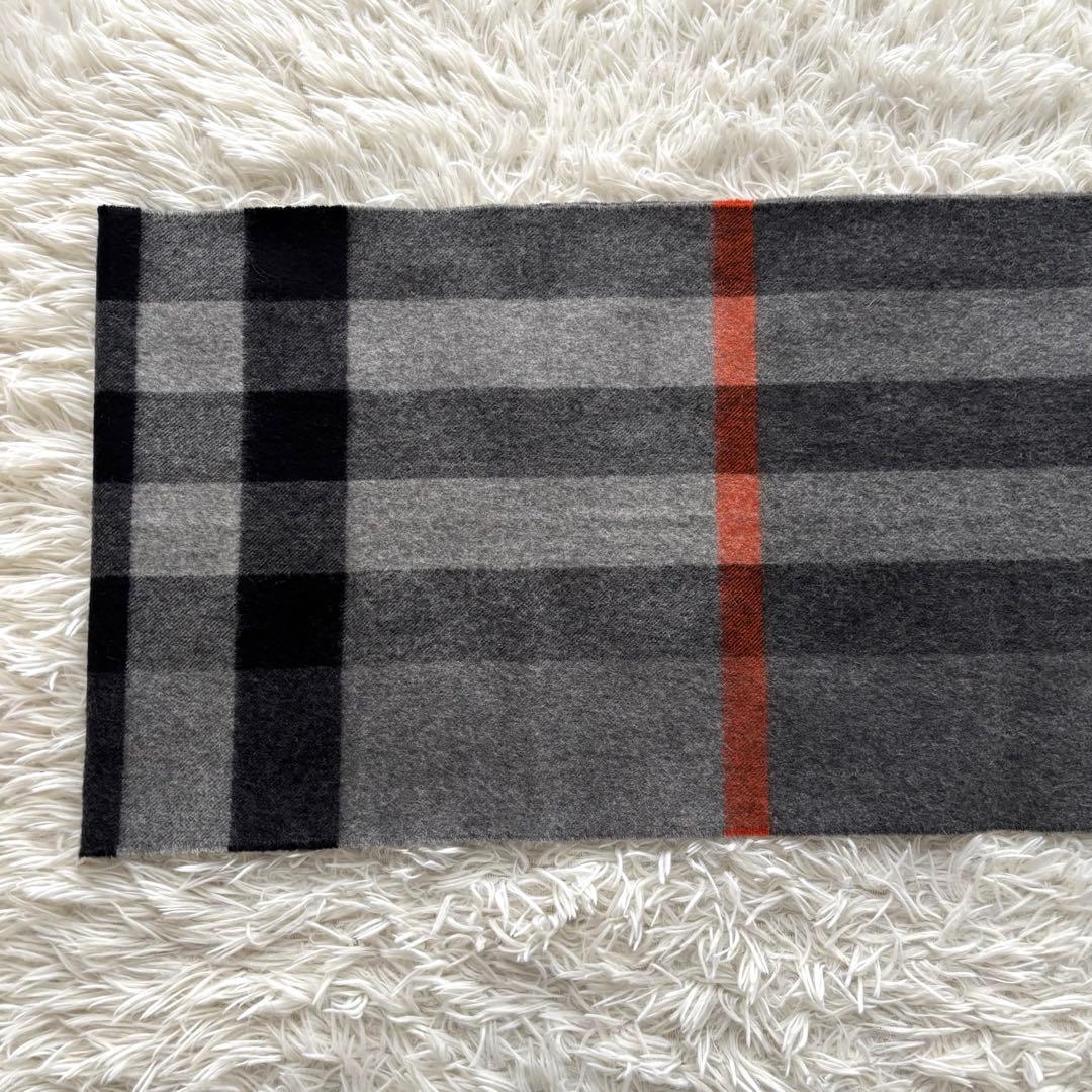 美品✨BURBERRY バーバリー カシミヤ100％ 大判マフラー 200x36