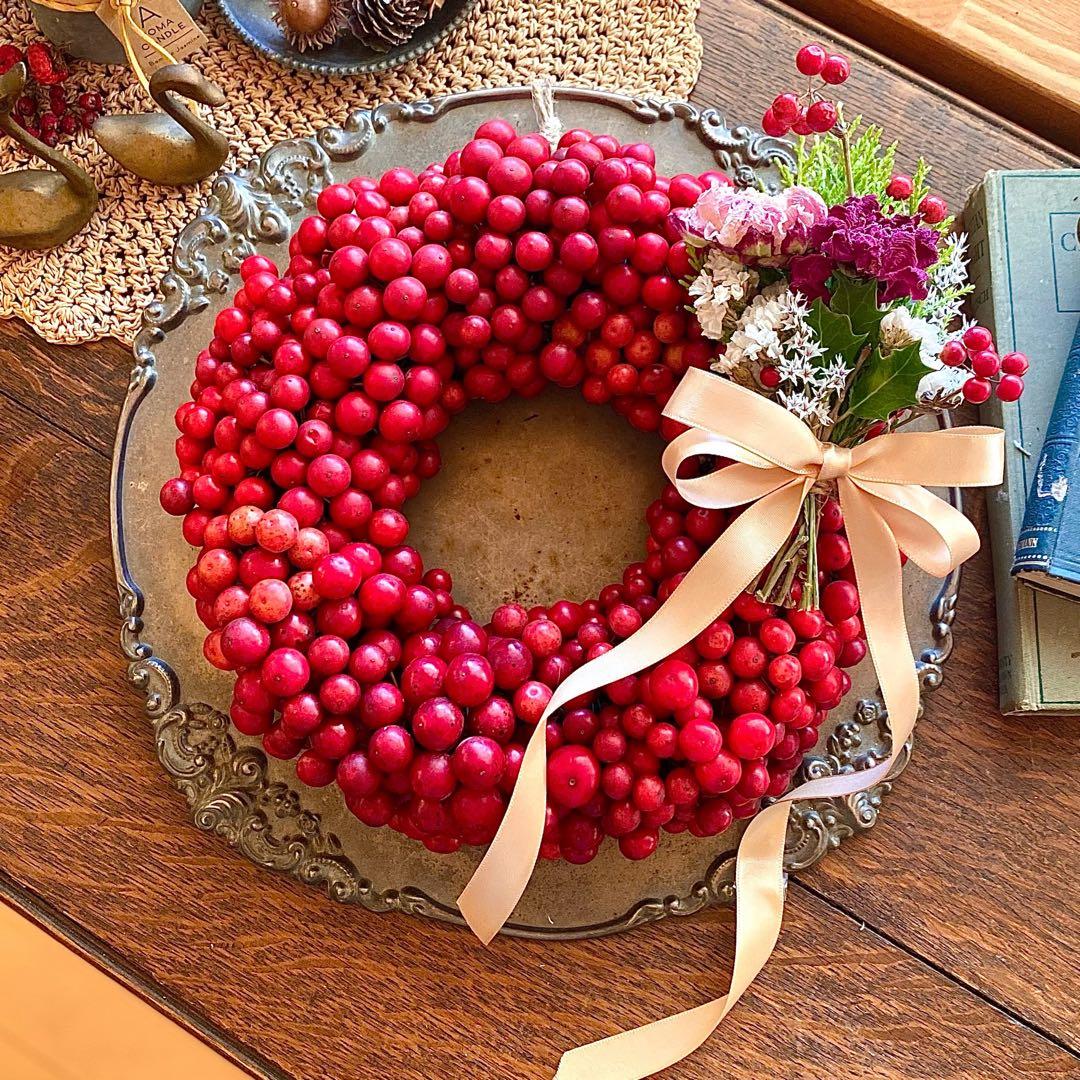 ⚠️専用品⚠️特別な日の特別な サンキライ リース　クリスマス → お正月