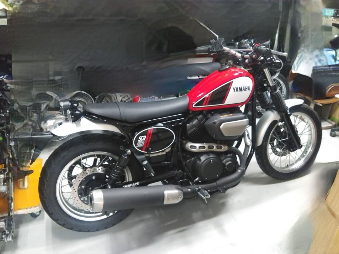 ヤマハSCR950 ボルト950 ローダウンサスペンション