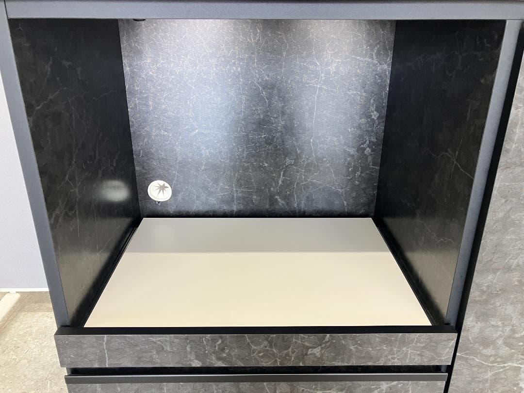 食器棚 ブラック