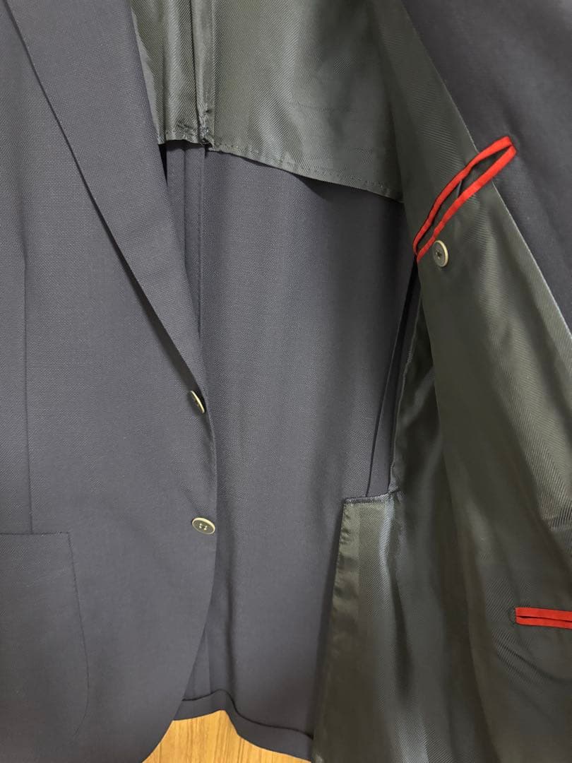 Belvest ジャケット　背抜き 本切羽