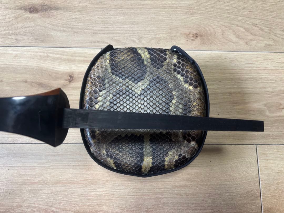 のーりーさん専用　ヘビ柄三線本体　タマイ真壁型