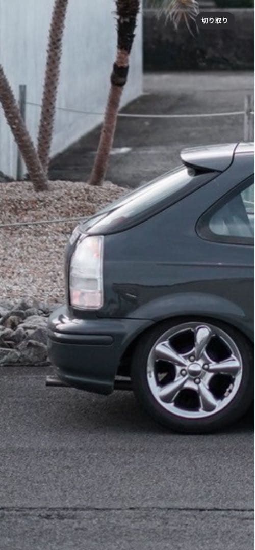 シビックEK ハッチバック　リアピースマフラー