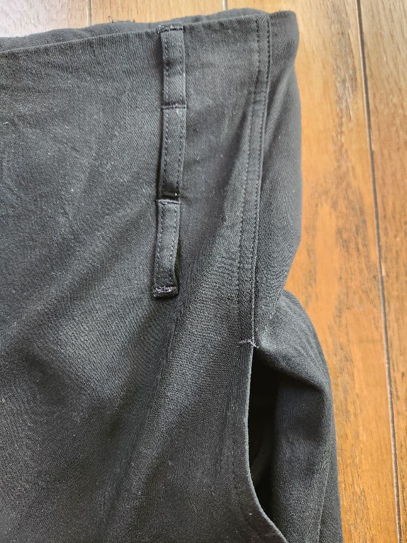 ANN DEMEULEMEESTER ブラックサルエルパンツ サイズ36