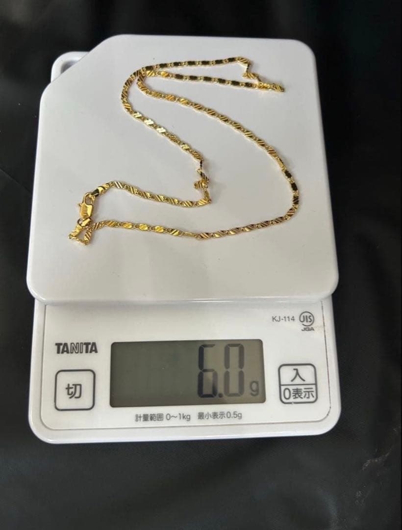 遺品整理　18k刻印ネックレス　50cm20インチ