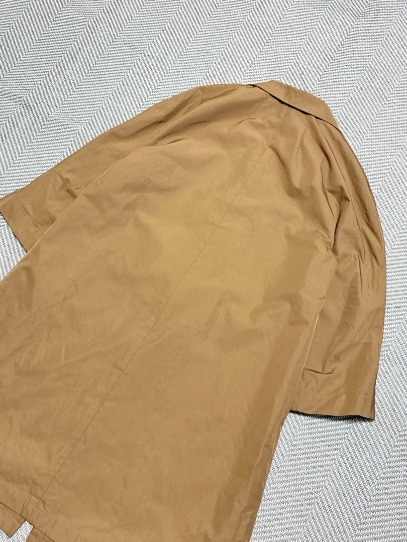 未使用品級 YSL フランス製 トレンチコート ブラウン 七分丈