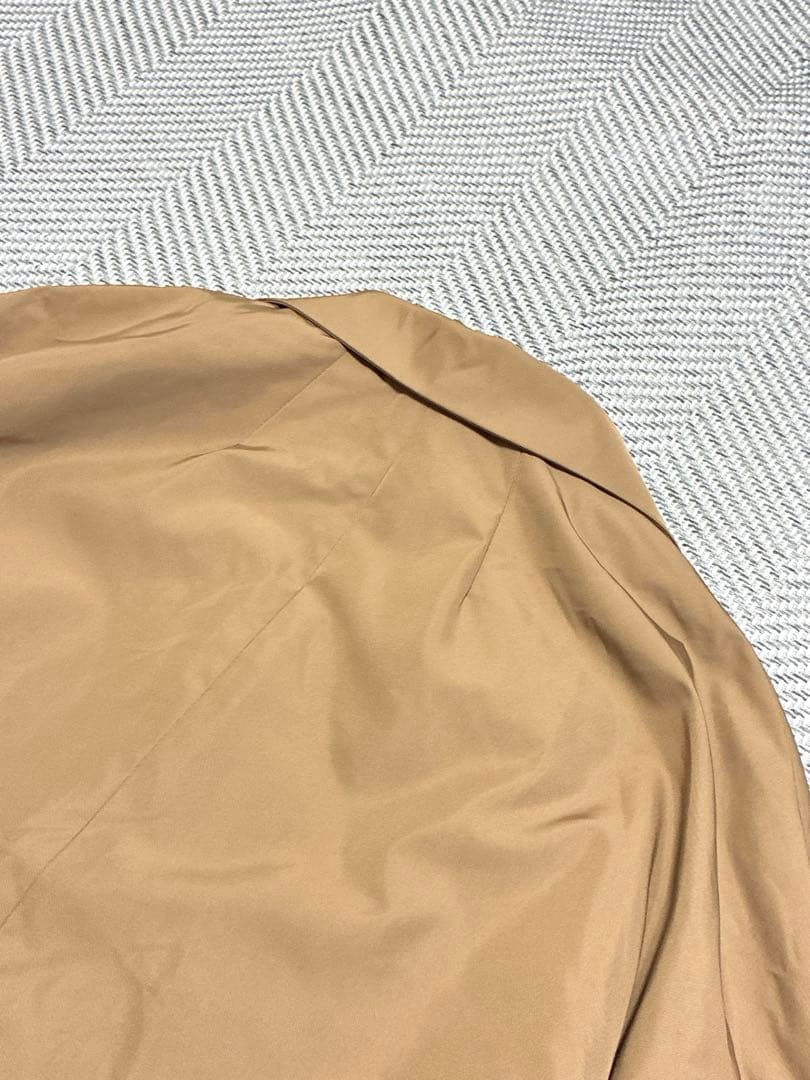 未使用品級 YSL フランス製 トレンチコート ブラウン 七分丈