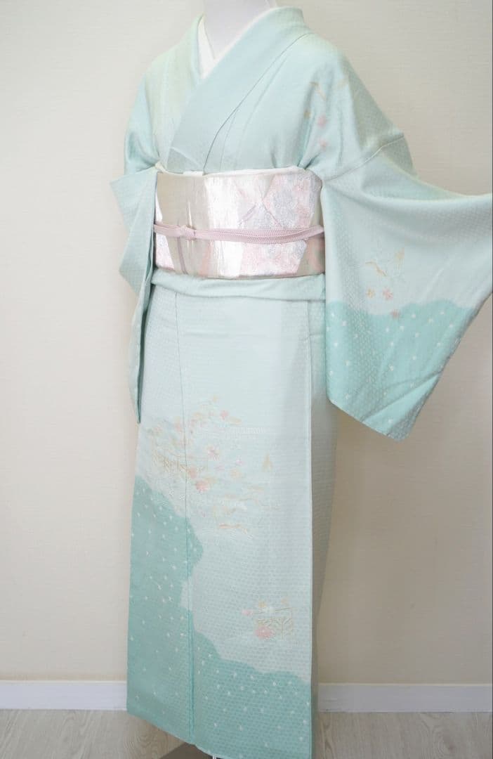 訪問着 帯締め　 a19F スワトウ刺繍　入学式　七五三　お宮参り