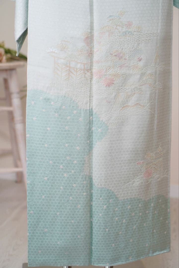 訪問着 帯締め　 a19F スワトウ刺繍　入学式　七五三　お宮参り