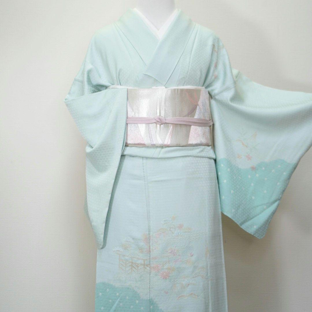 訪問着 帯締め　 a19F スワトウ刺繍　入学式　七五三　お宮参り