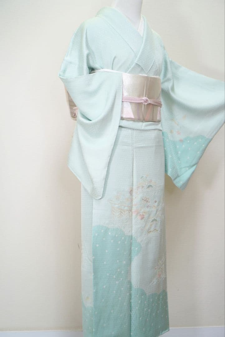 訪問着 帯締め　 a19F スワトウ刺繍　入学式　七五三　お宮参り