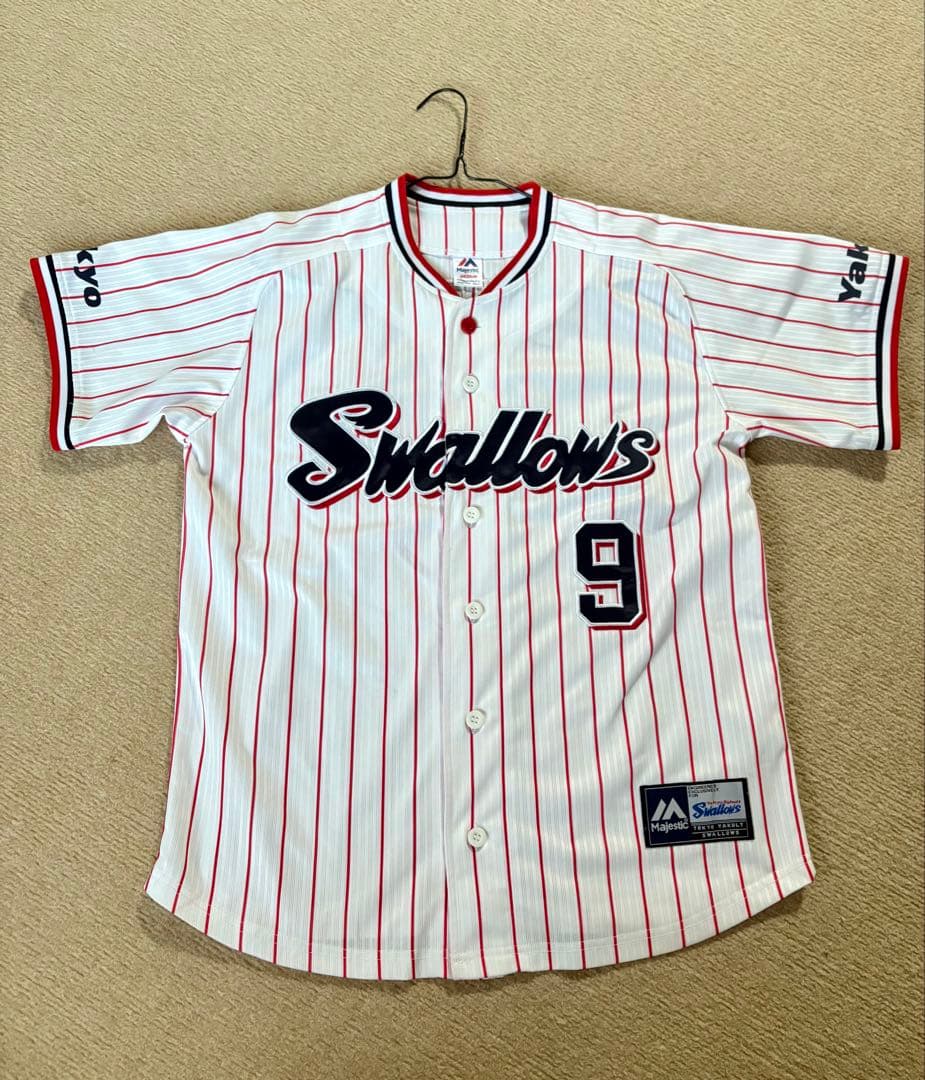 スワローズ ユニフォーム 塩見　サイン入り