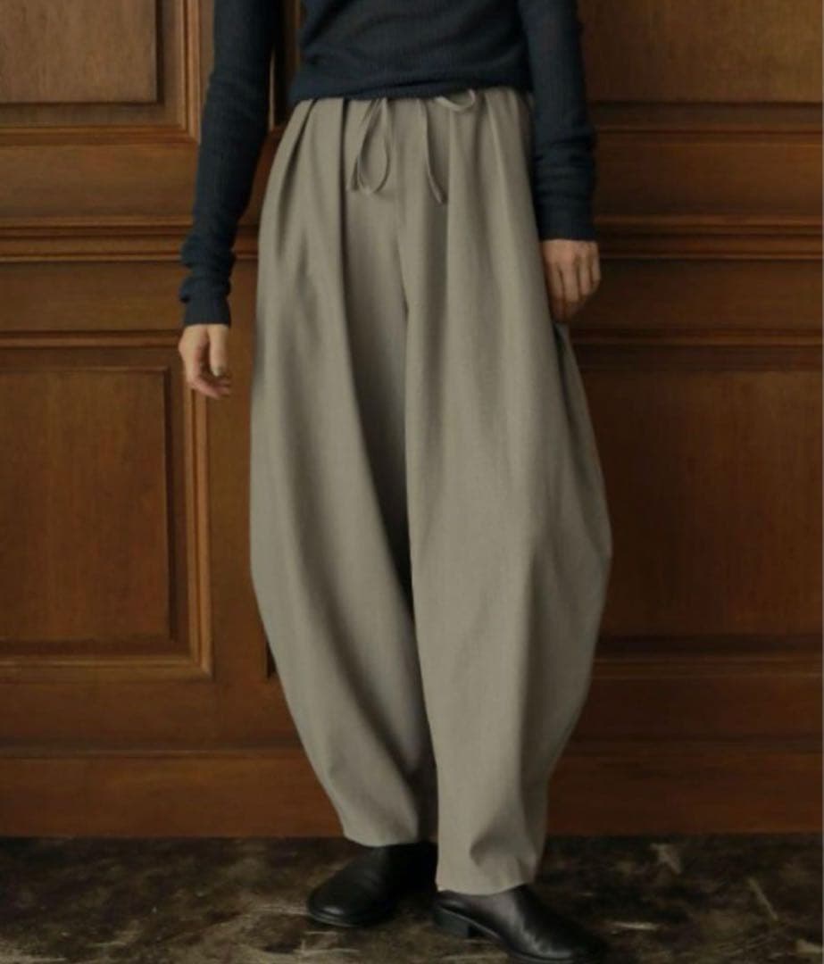 etretokyo キャバルリーツイルワイドパンツ