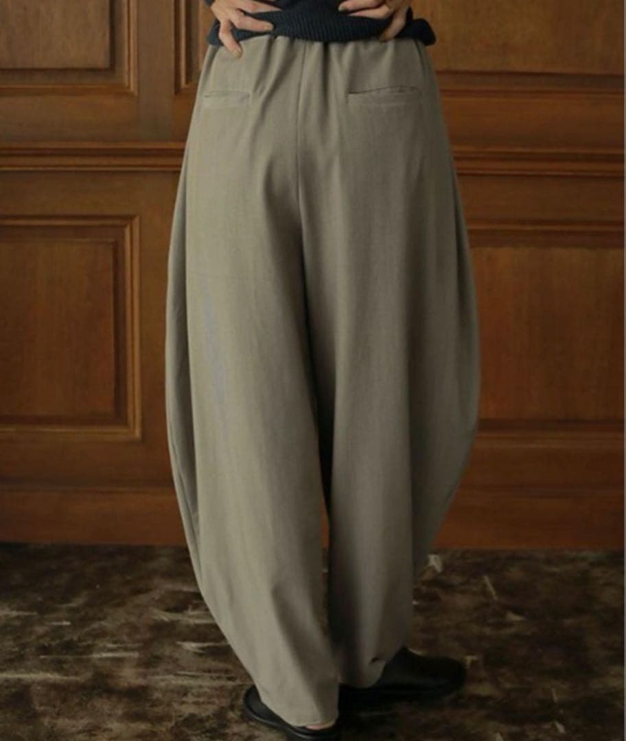 etretokyo キャバルリーツイルワイドパンツ