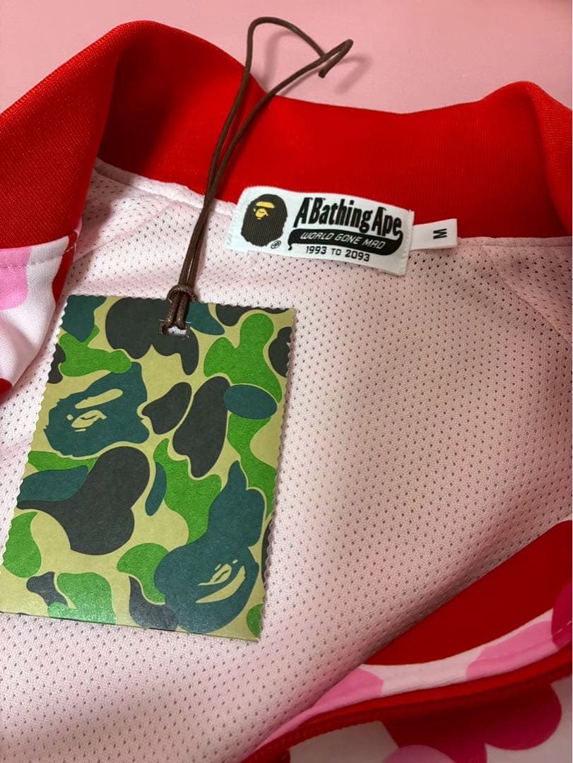 A BATHING APE カモフラージュ ジャケット ジャージ ピンク