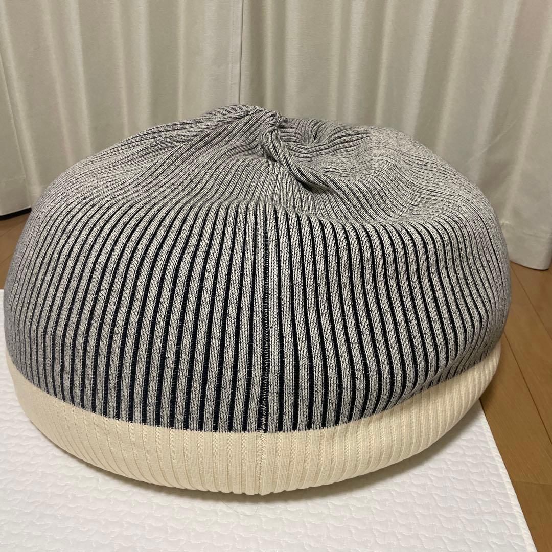 IDEE プーフ White×Black MIX