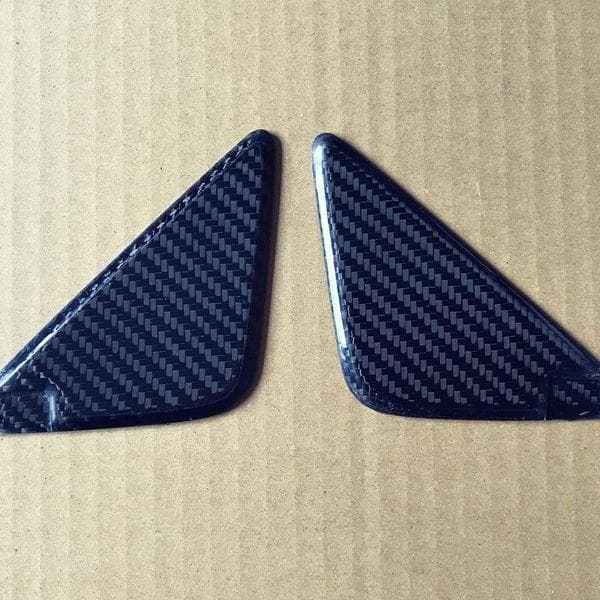 Z31フェアレディZ カーボンドアミラーインサイドホールカバーカバー ブラック