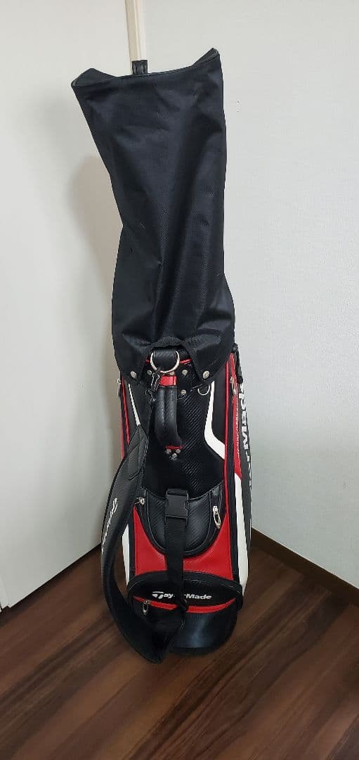 ～美品～　テーラーメイド　キャディバッグ　ゴルフ　TaylorMade 　赤黒