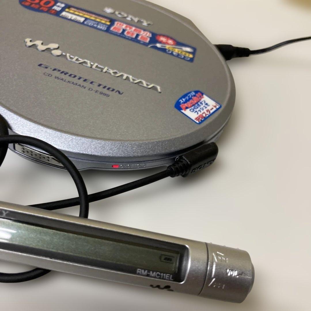 ソニー SONY CDウォークマン D-E999 ポータブルCDプレーヤー