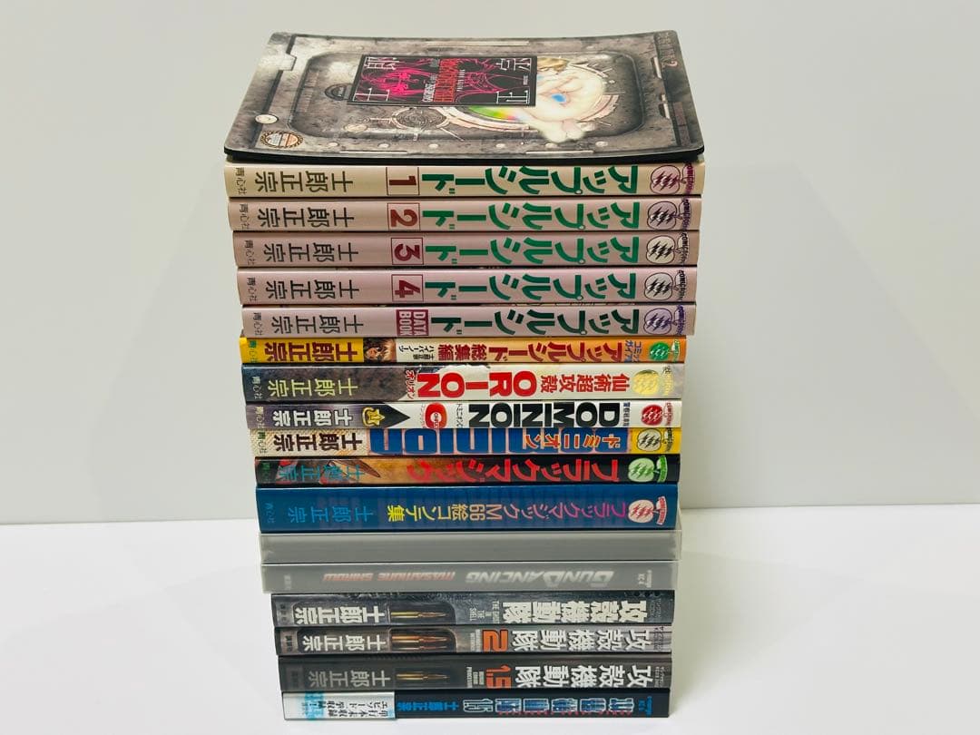 【直筆サイン本】【初版有】攻殻機動隊　士郎政宗17冊セット