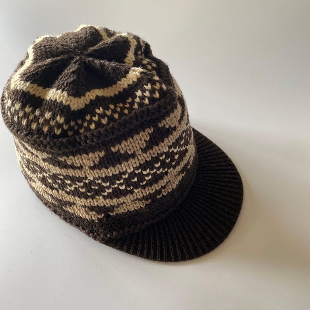 ヨウジヤマモト Yohji Yamamoto ウール ニットキャスケット 帽子