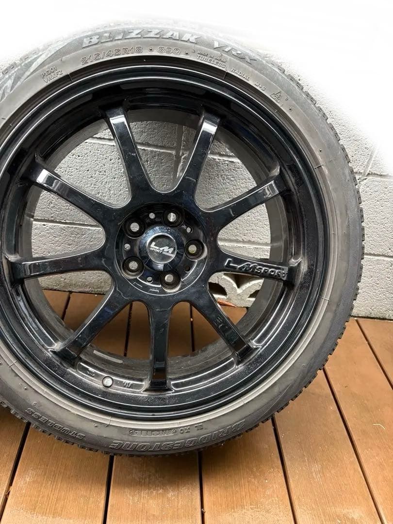 えむし LM SPORT 18インチ×7.5J +50 5H 100