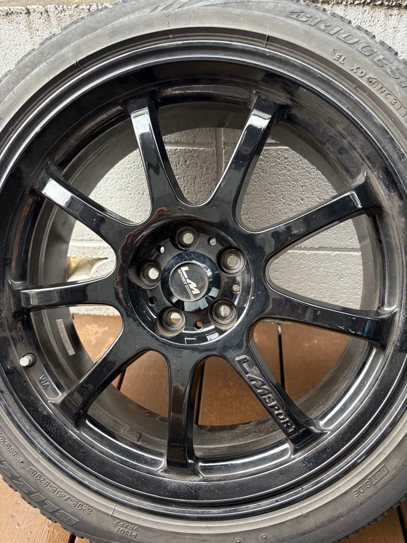 えむし LM SPORT 18インチ×7.5J +50 5H 100