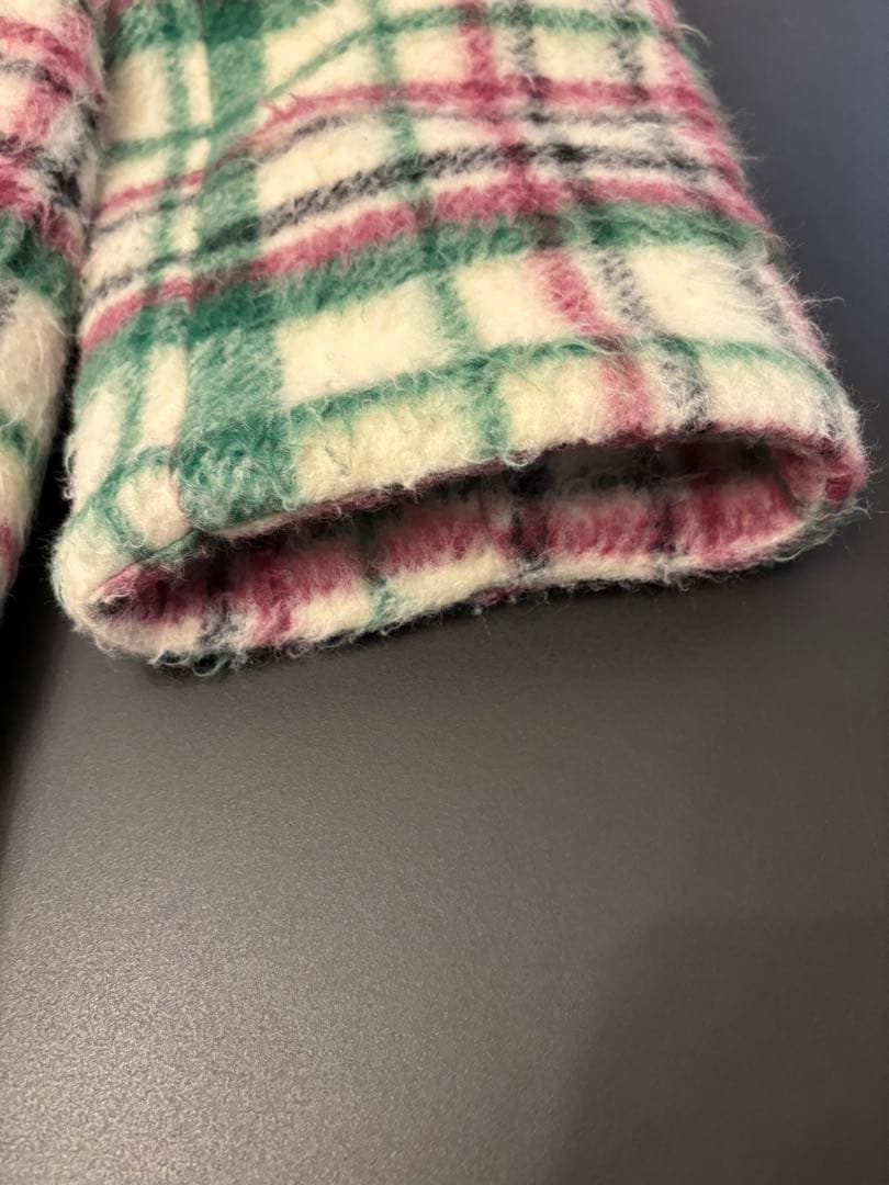 【着用2回】AMERI ADORABLE SHAGGY CHECK COAT