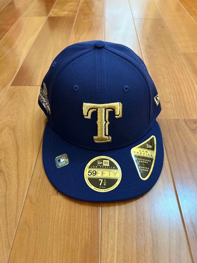 新品 レンジャーズ59FIFTY LPキャップ 7 1/4 ゴールドコレクション