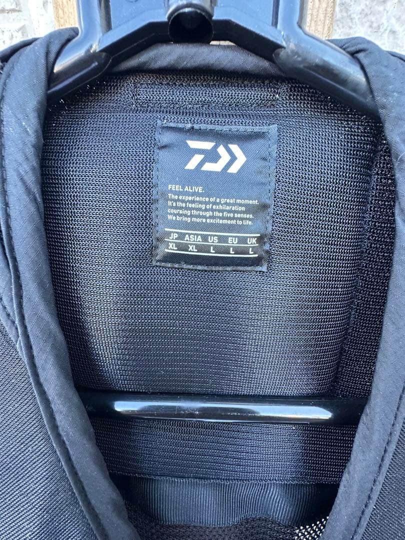 ダイワ☆DV-2124 クールショートベスト(ブラック）XL‼️