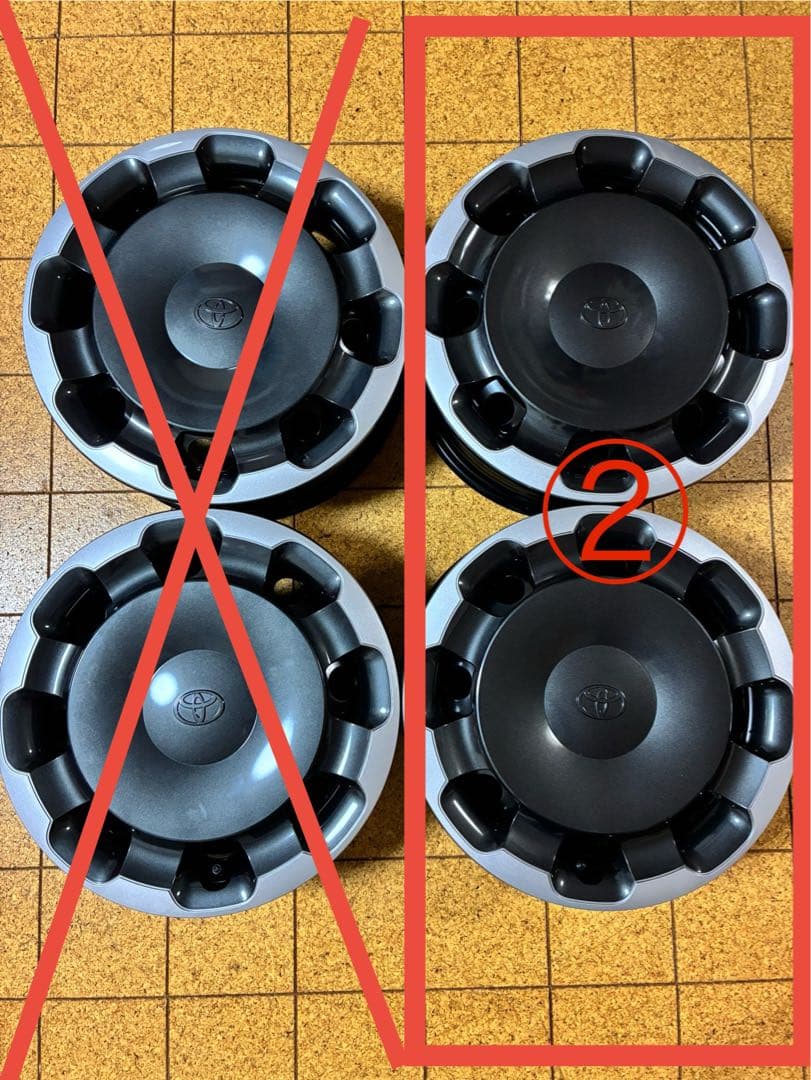 【セット売り限定②】　トヨタ　10シエンタ Zグレード　純正ホイール　新車外し