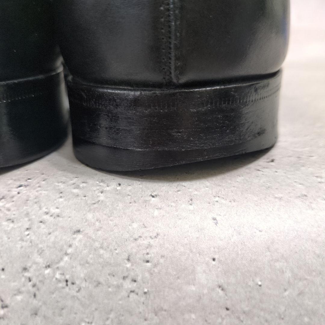 a.testoni ア・テストーニ ストレートチップ革靴 イタリア製 黒