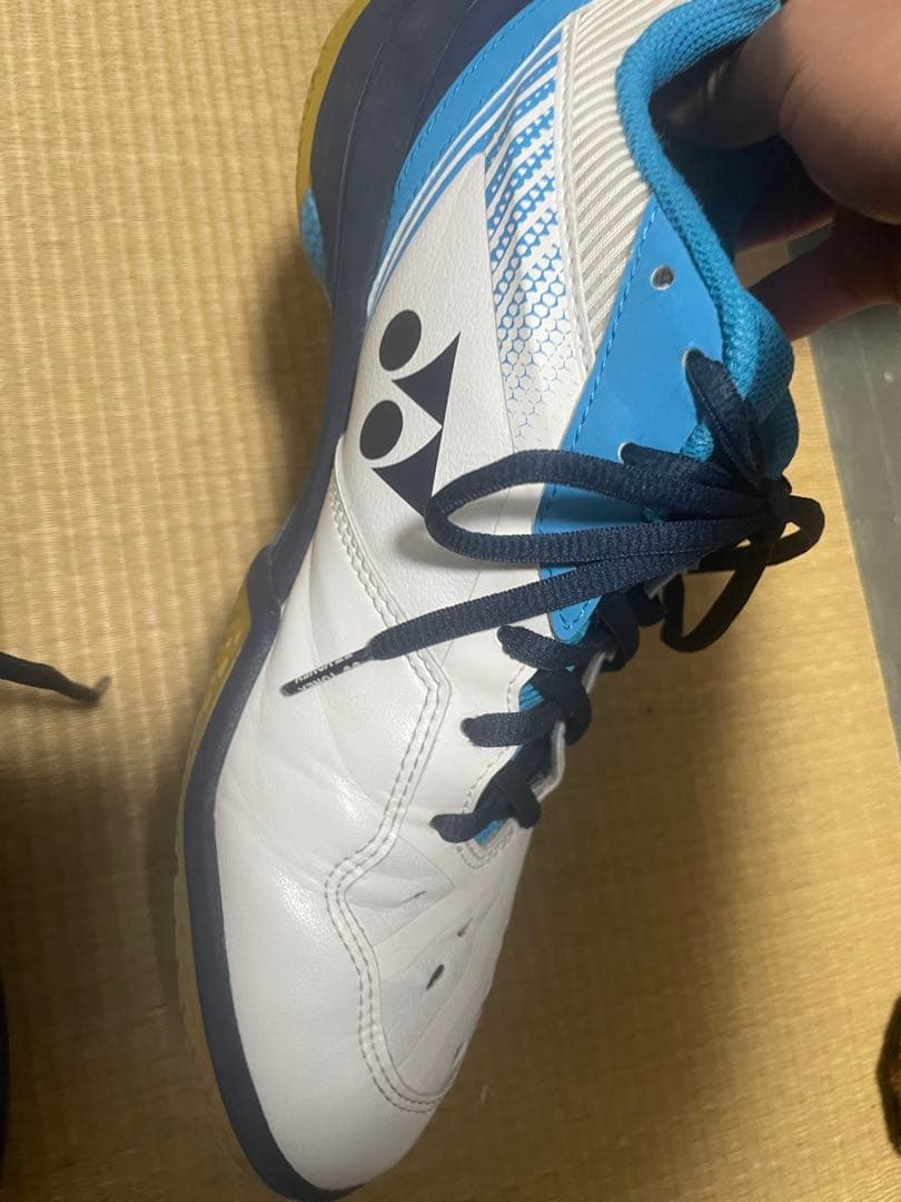 パワークッション 65Z SHB65Z3 ホワイト×ブルー26.5cm