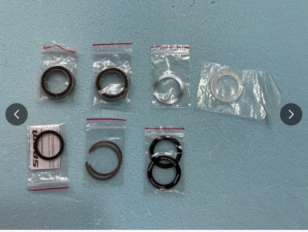 ◯ SRAM RED22 クランクセット 50/34T BB30 170mm