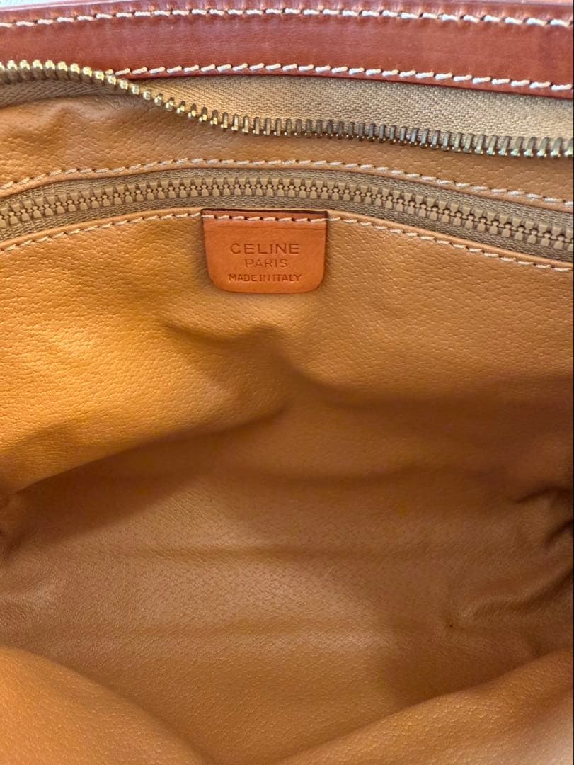 CELINE モノグラム レザー クラッチバッグ