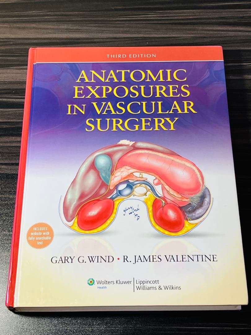 英語版　血管外科における解剖学的露出 医学書　医療