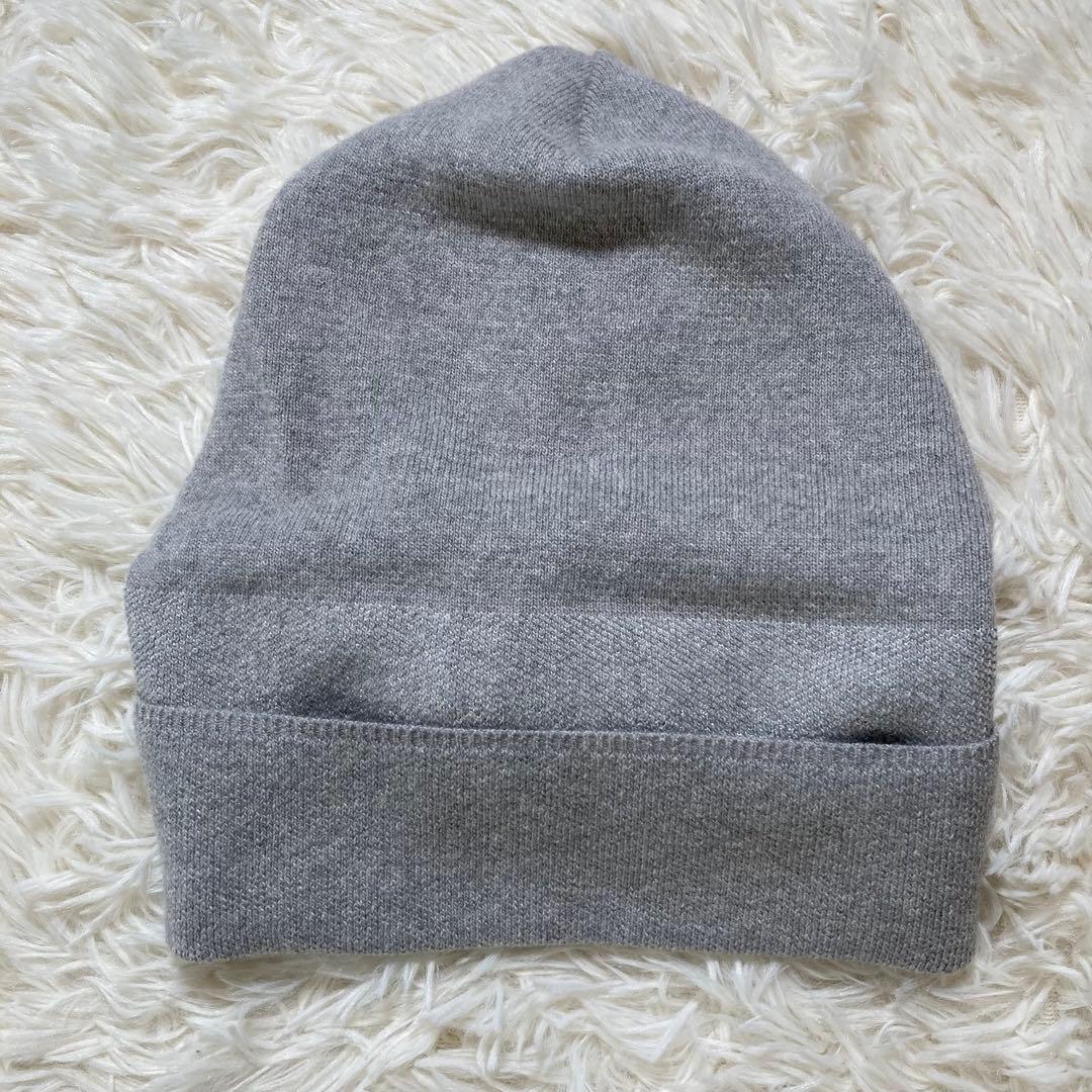 未使用級 FENDI フェンディ ラメロゴ ニット帽 キャップ ビーニー