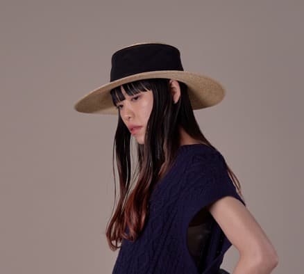新品タグ付き tocit トチエット sheer hat スピック&スパン