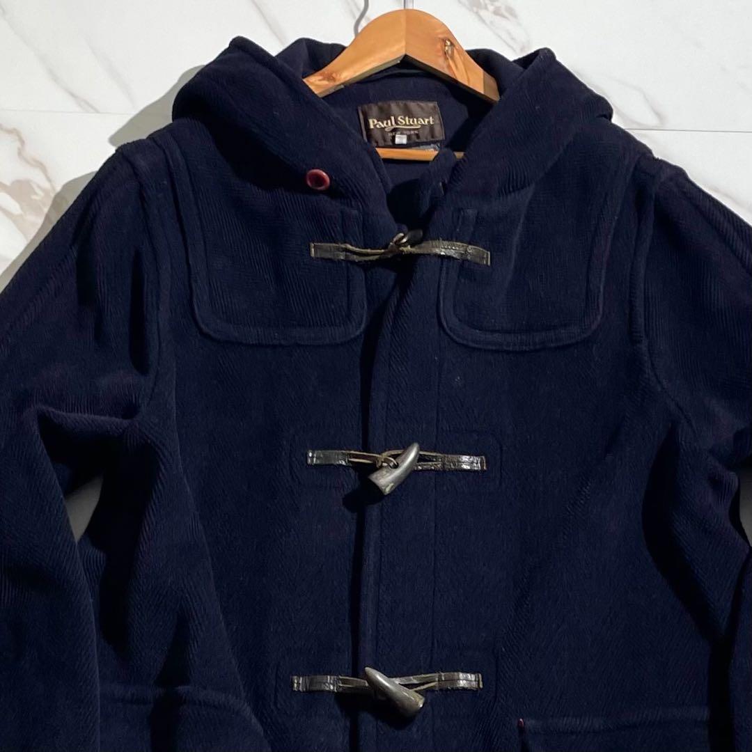 【超希少✨】ポールスチュアート ヘリンボーン ダッフルコート ムーアブルック 紺