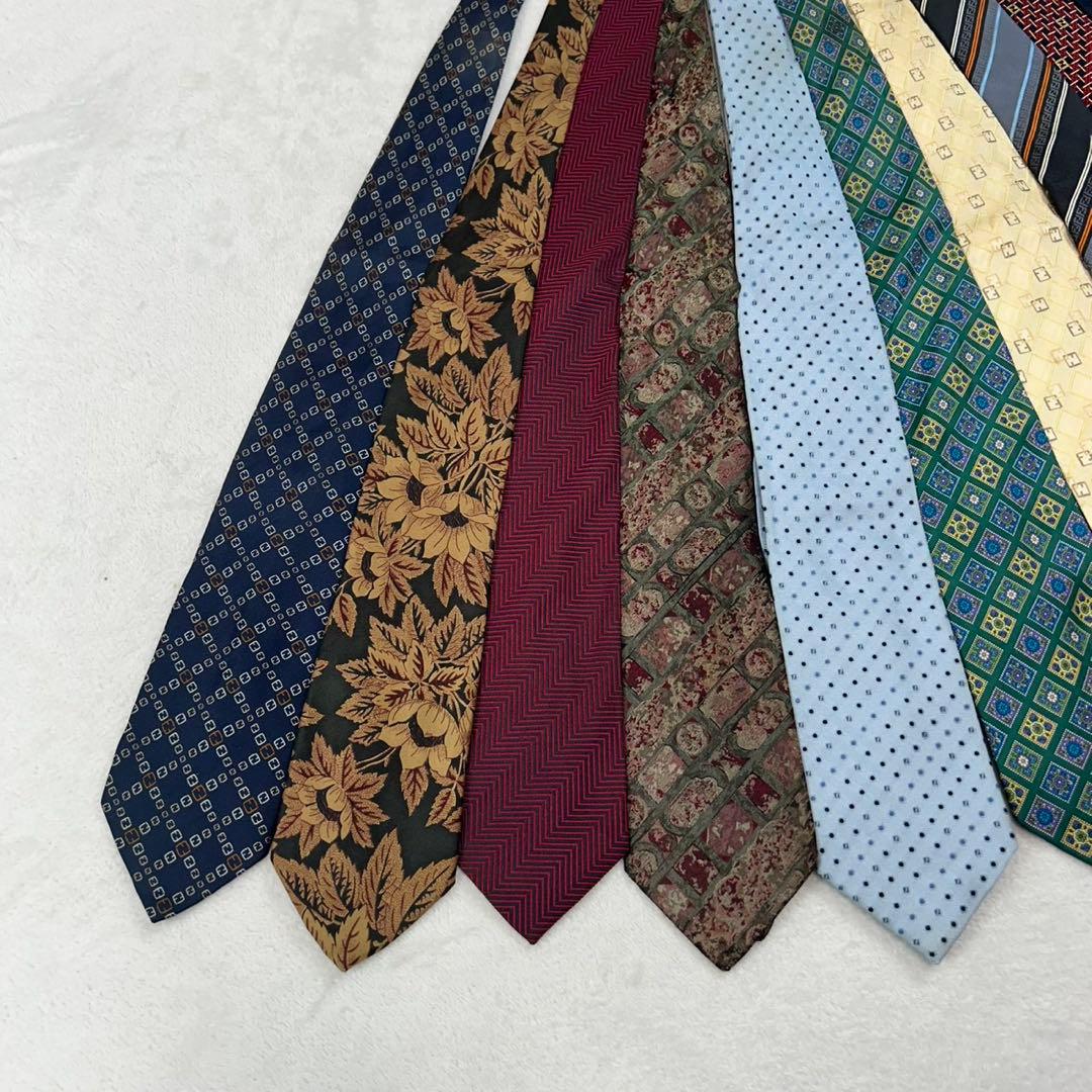 NM14 フェンディ FENDI 10本 セット まとめ売り ネクタイ メンズ