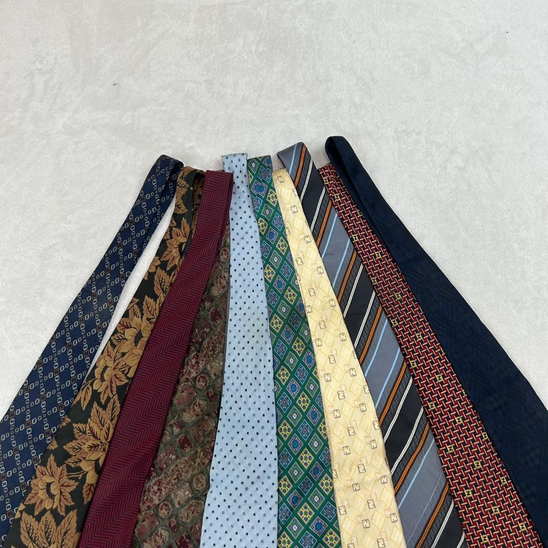 NM14 フェンディ FENDI 10本 セット まとめ売り ネクタイ メンズ