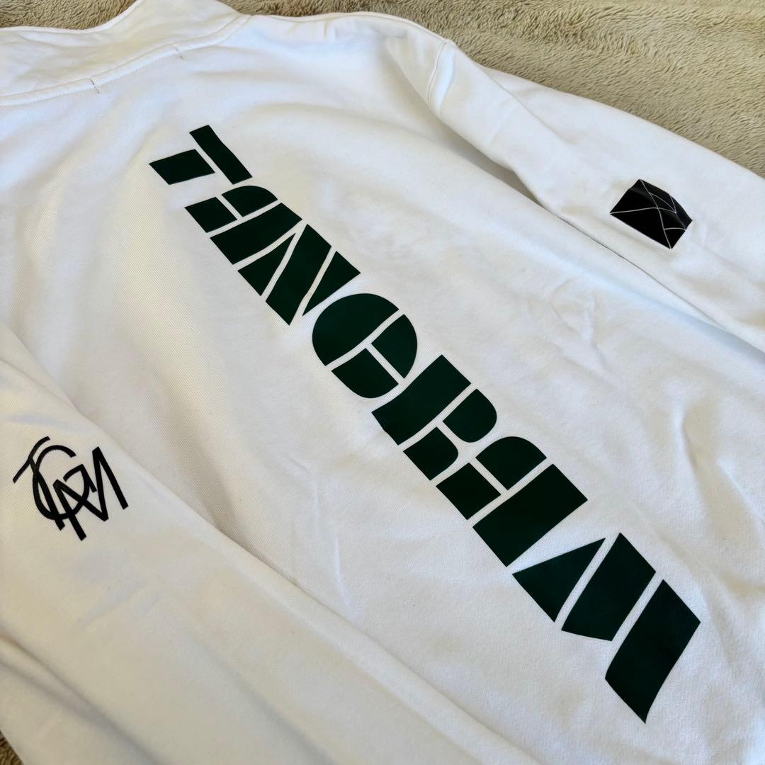 TANGRAM タングラム ハーフジップスエット 白 Mサイズ