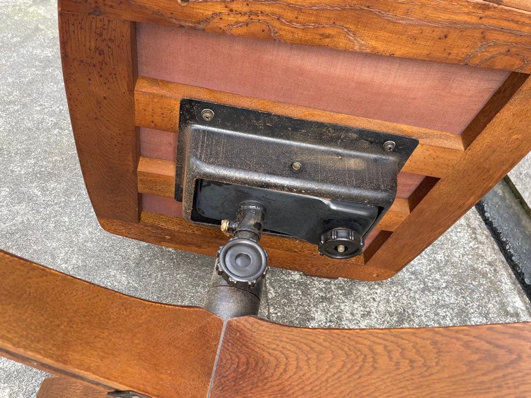 稀少/カリモク/コロニアル/デスクチェア/アームチェア /回転椅子/椅子/②