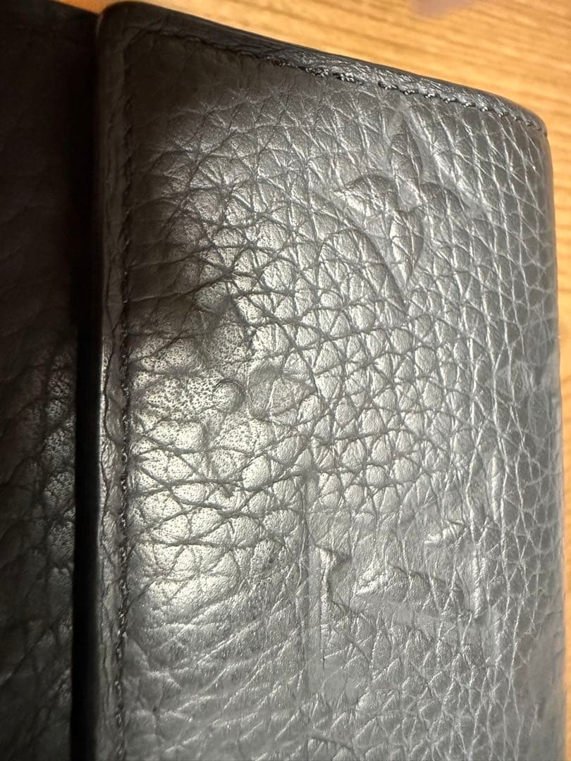 LOUIS VUITTON ブラック 三つ折り財布