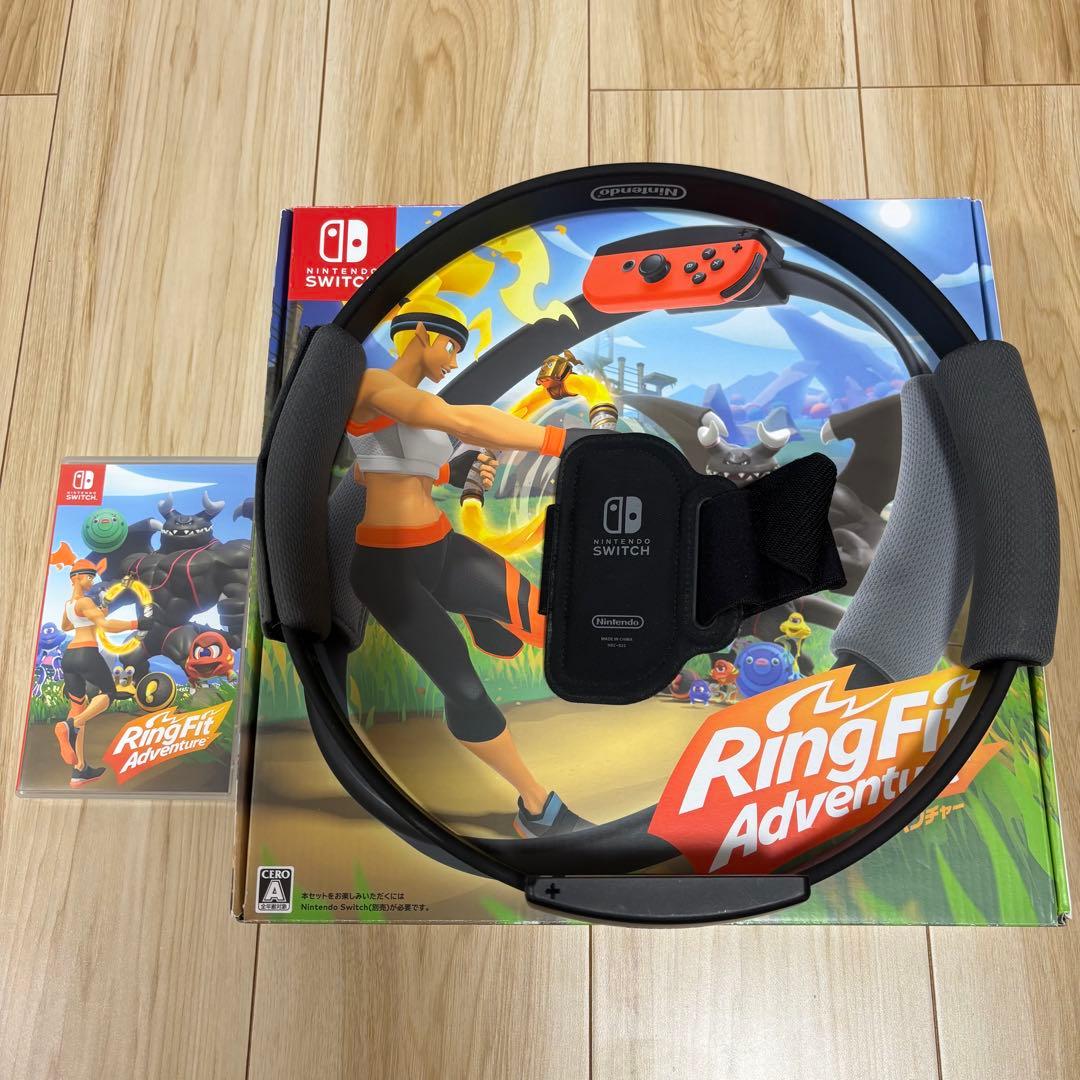 Nintendo Switch 本体　 リングフィットアドベンチャー等ソフト付き